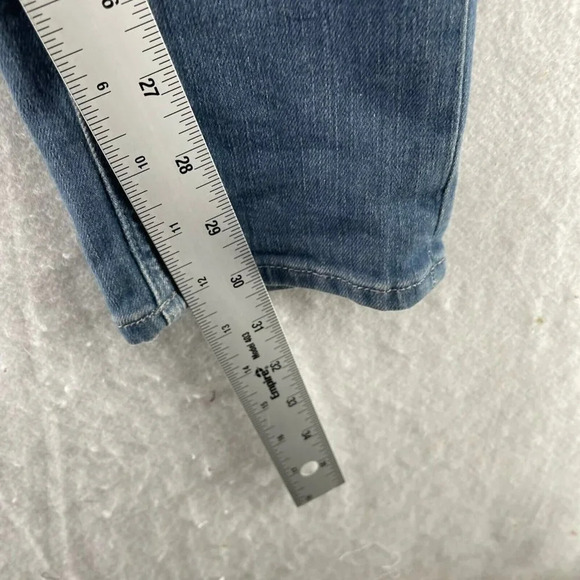 Comptoir Des Cotonniers Jeans Sz 26 Blue Skinny Low-Rise Stretch Denim - Picture 5 of 12